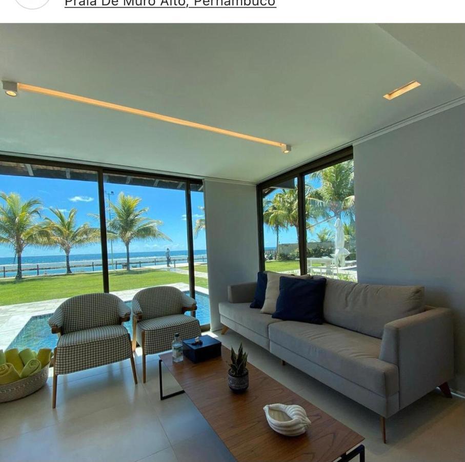 Muro Alto Bangalo Pe Na Areia Pôrto das Galinhas Exteriör bild
